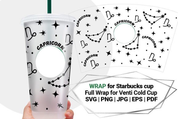Capricorn Wrap Graphics for Crafts & Local Branding
