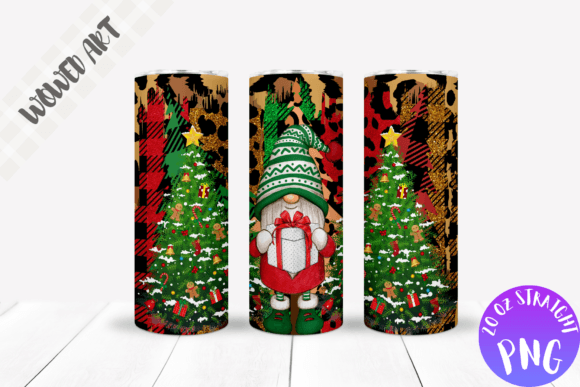 Christmas 20 Oz Skinny Tumbler Wrap Graphics for Crafts