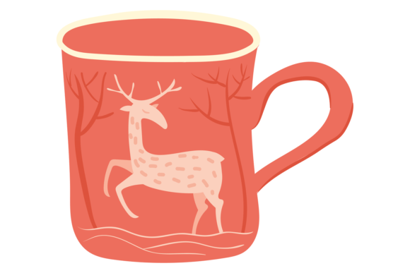 Cozy Mug with Nordic Dear