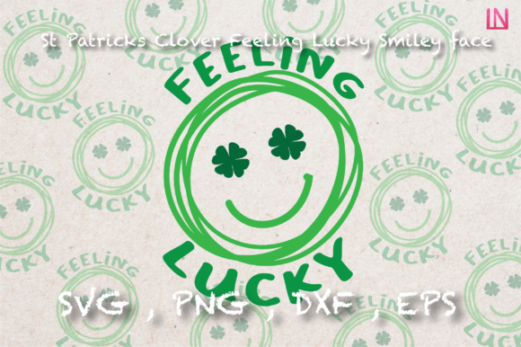 Feeling Lucky Smiley Graphics for Crafts