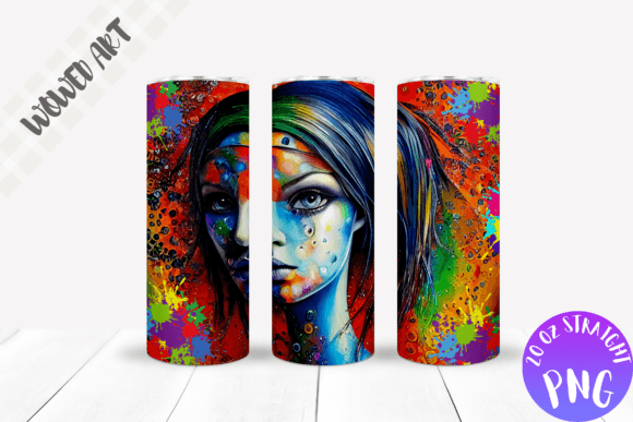 Girl Skinny Tumbler Wrap: Graphics for Crafts-Driven Branding