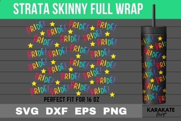 I'm Pride, 16 Oz Strata Skinny Wrap SVG