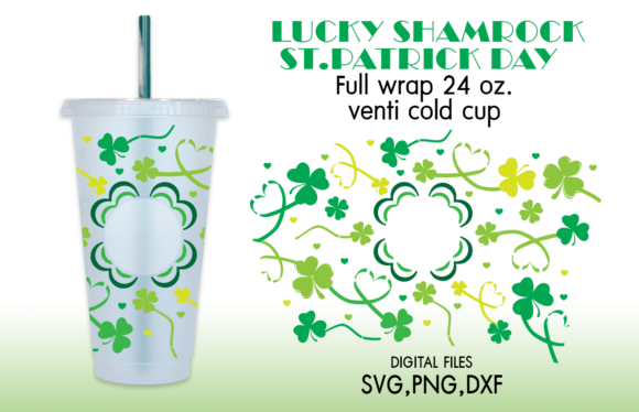 Lucky Shamrock St. Patrick Day Graphics and Crafts