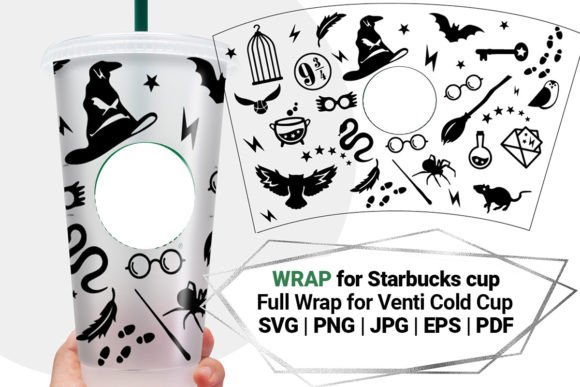 Magic Wrap for Starbucks 24 Oz Cup: Graphics & Crafts