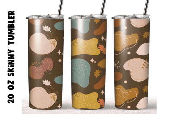 Organic Boho 20oz Skinny Tumbler Wrap — Graphics & Crafts
