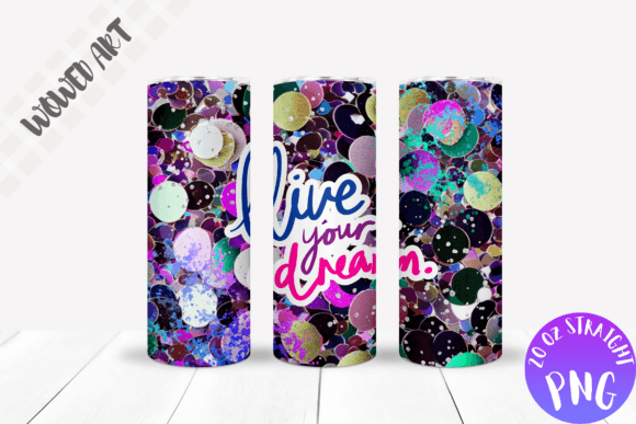 Quote 20 Oz Skinny Tumbler Wrap Design: Graphics for Crafts & Content
