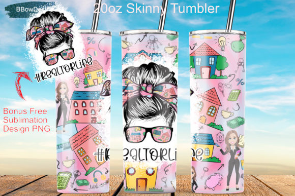 Realter Life Tumbler Graphics and Tumbler Wraps